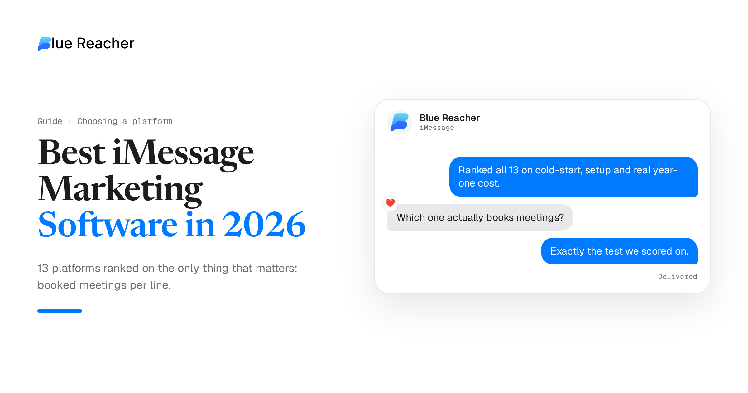 Best iMessage Marketing Software in 2026