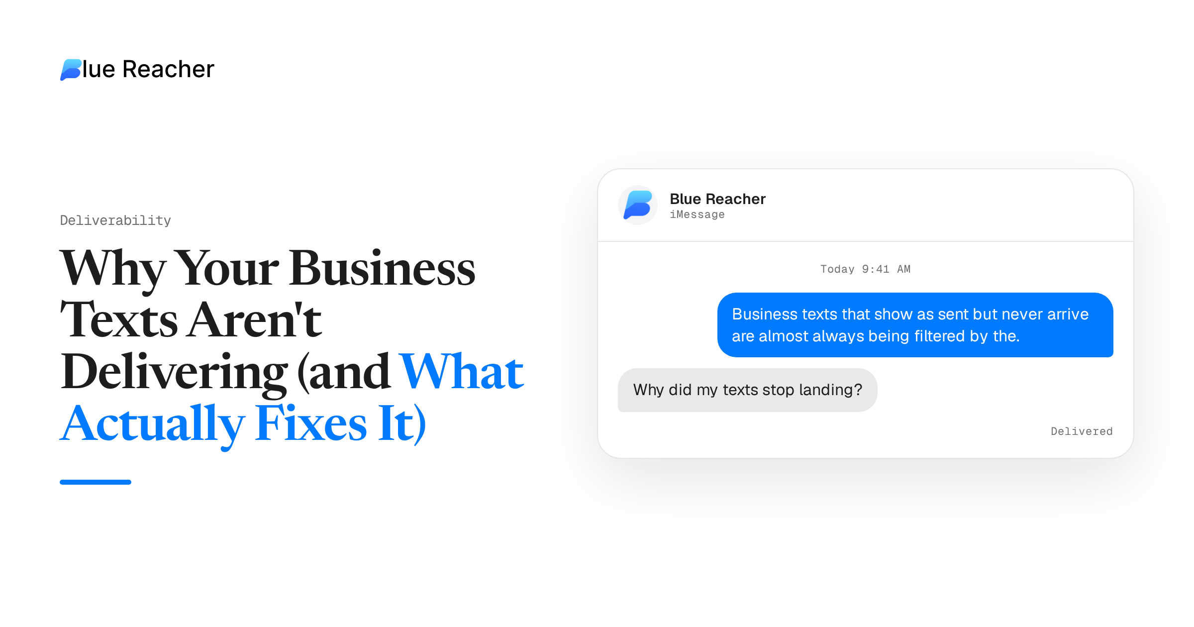 Why Your Business Texts Aren't Delivering (and What Actually Fixes It)