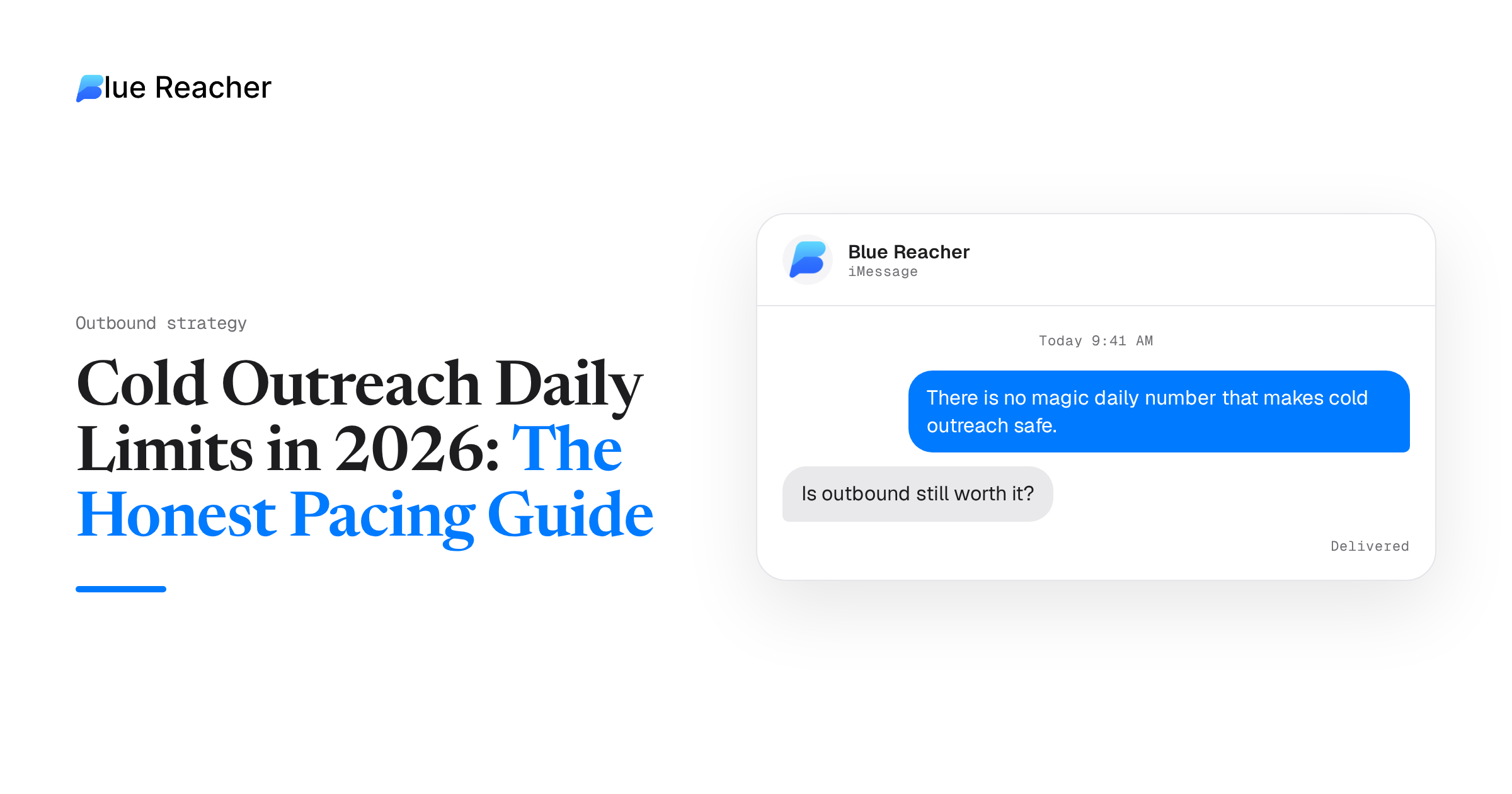 Cold Outreach Daily Limits in 2026: The Honest Pacing Guide