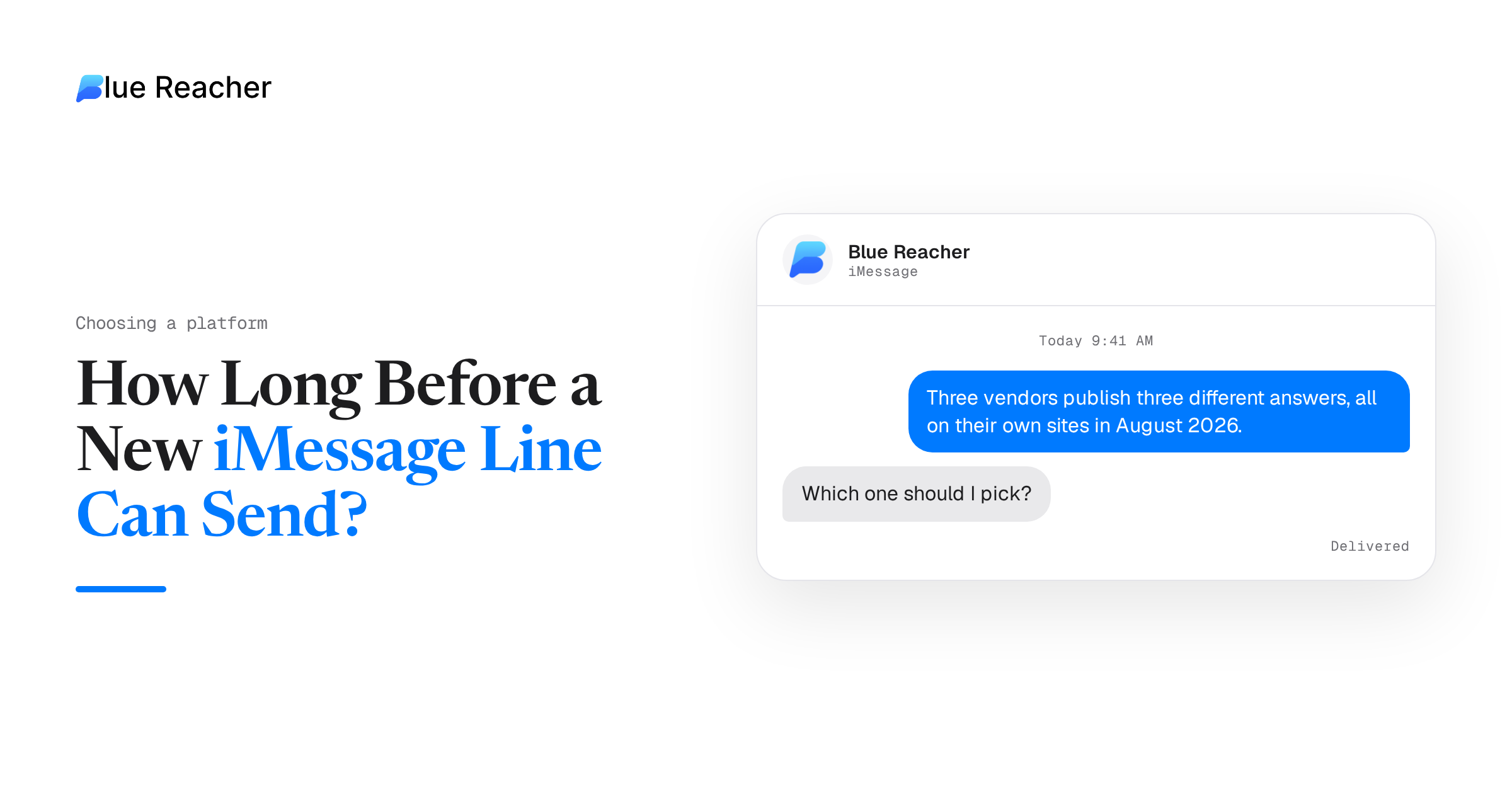 How Long Before a New iMessage Line Can Send?