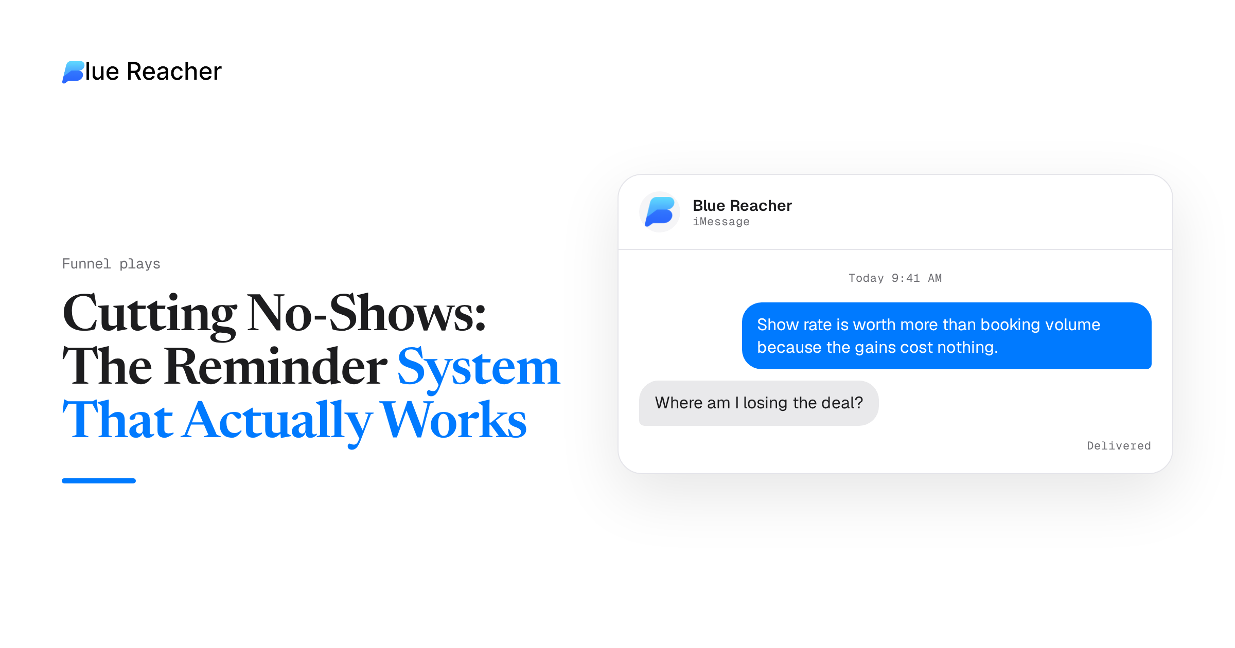 Cutting No-Shows: The Reminder System That Actually Works